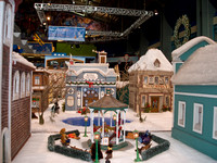 Christmas village at Seattle Center
