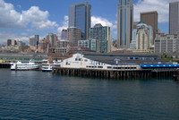 View of Seattle from the ferry: Study #2
